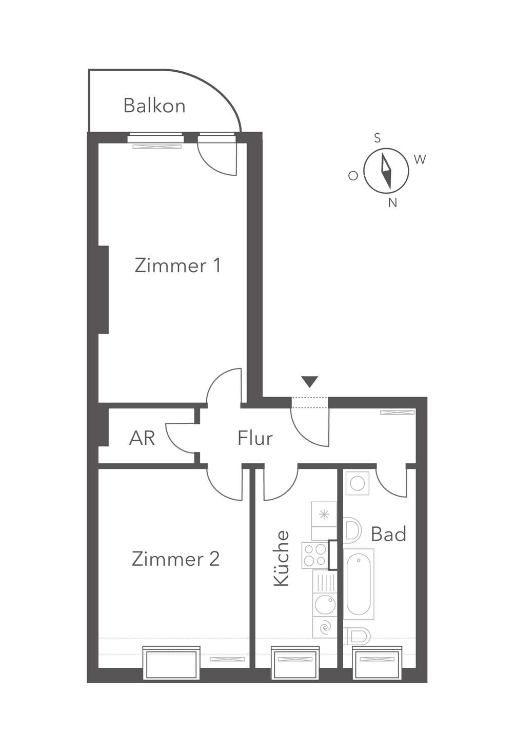 Grundriss Pistorius WE 11