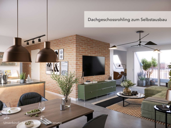 Visualisierung Dachgeschoss