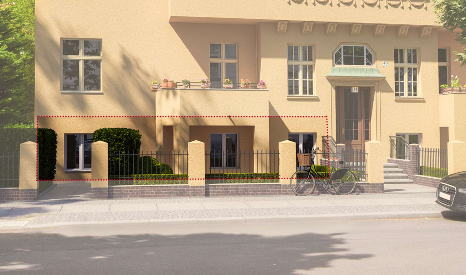 Lage Souterraineinheit (Visualisierung)