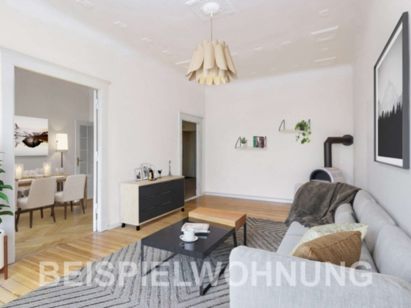 Wohnzimmer Möblierungs-Visualsieung