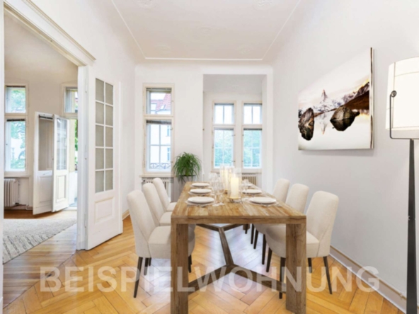 Esszimmer Möblierungs-Visualsieung