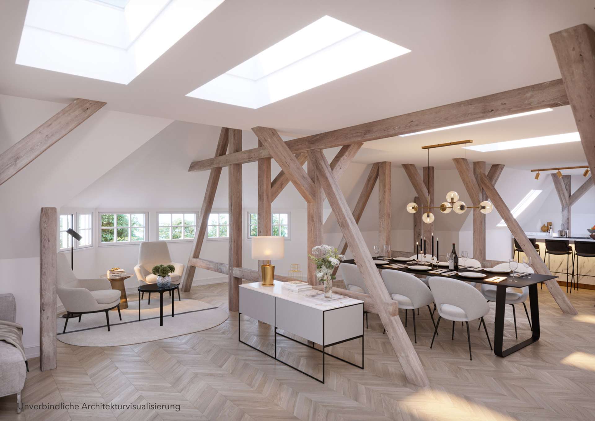 Visualisierung Dachgeschoss