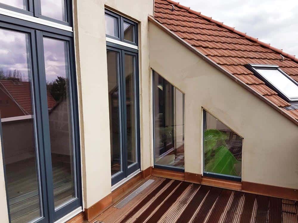 Vis a Vis-Dachterasse